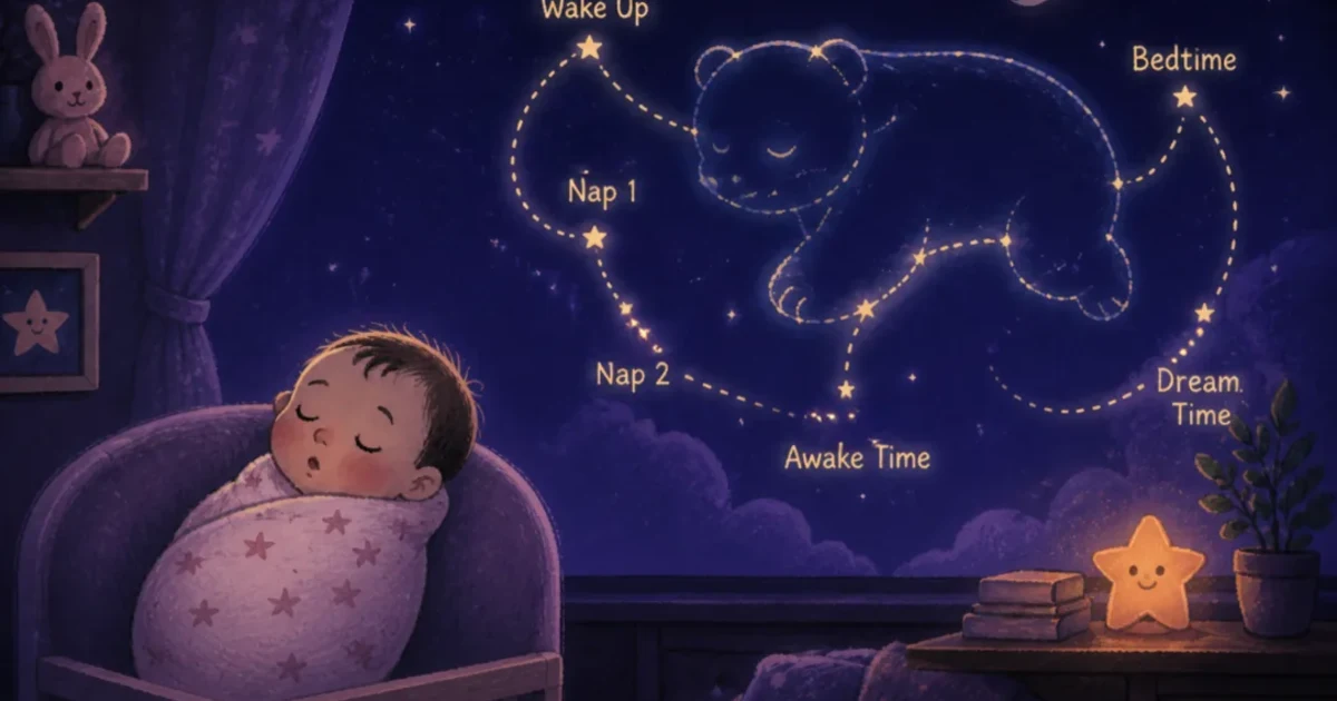 3-Month-Old Sleep Schedule: Naps & Wake Windows
